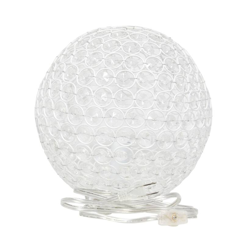 Crystal Ball Sequin Table Lamp