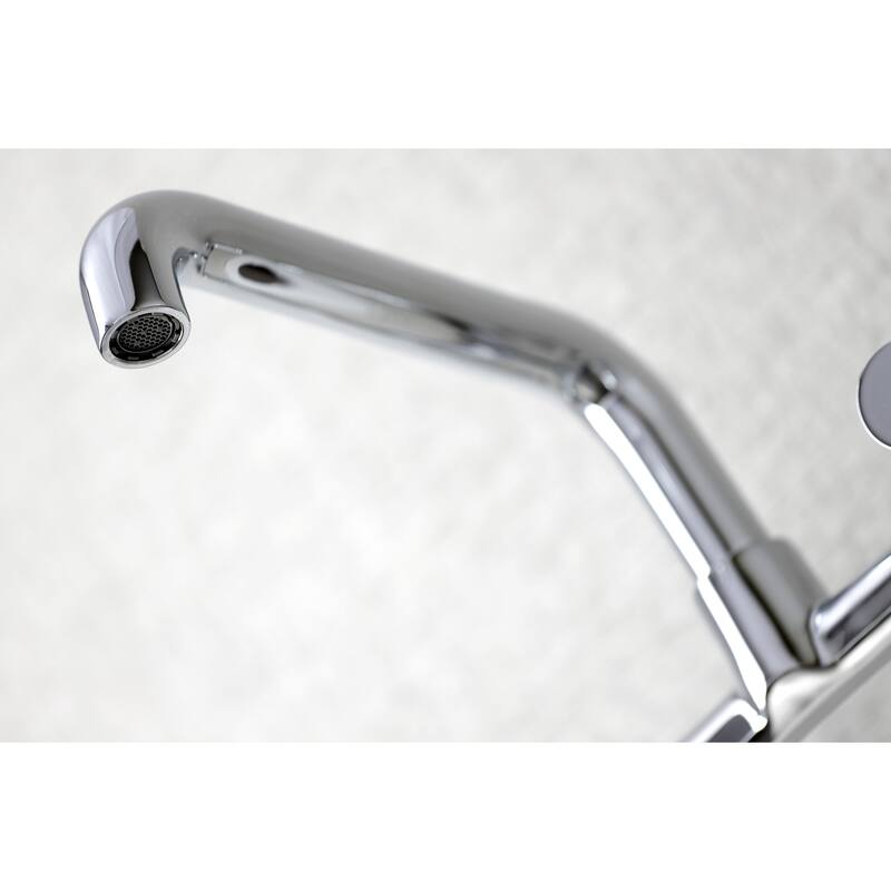 Kingston Brass Concord Two-Handle Wall Mount Kitchen Faucet