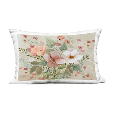 Stupell Elegant Country Blooms Printed Outdoor Throw Pillow Design by Nan