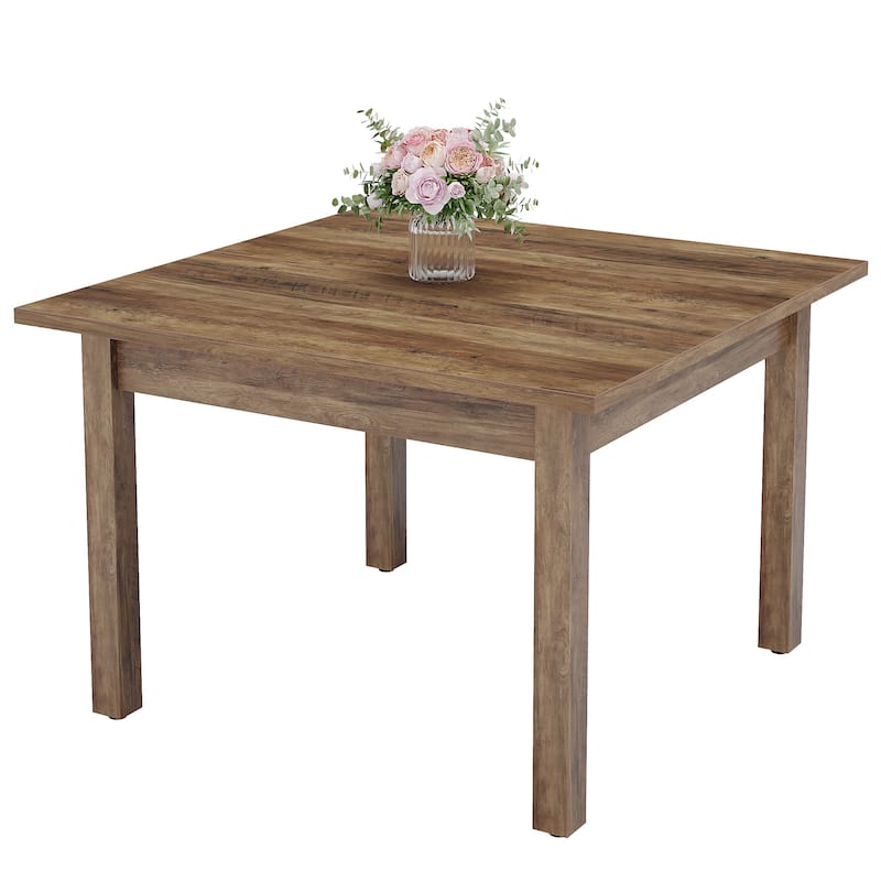 39.43" Small Square Kitchen Dining Table for 4