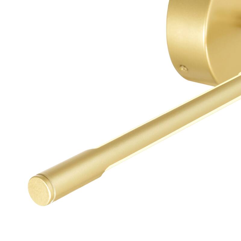 Oskil Integrated LED 24in Satin Gold Vanity Light - Satin Gold