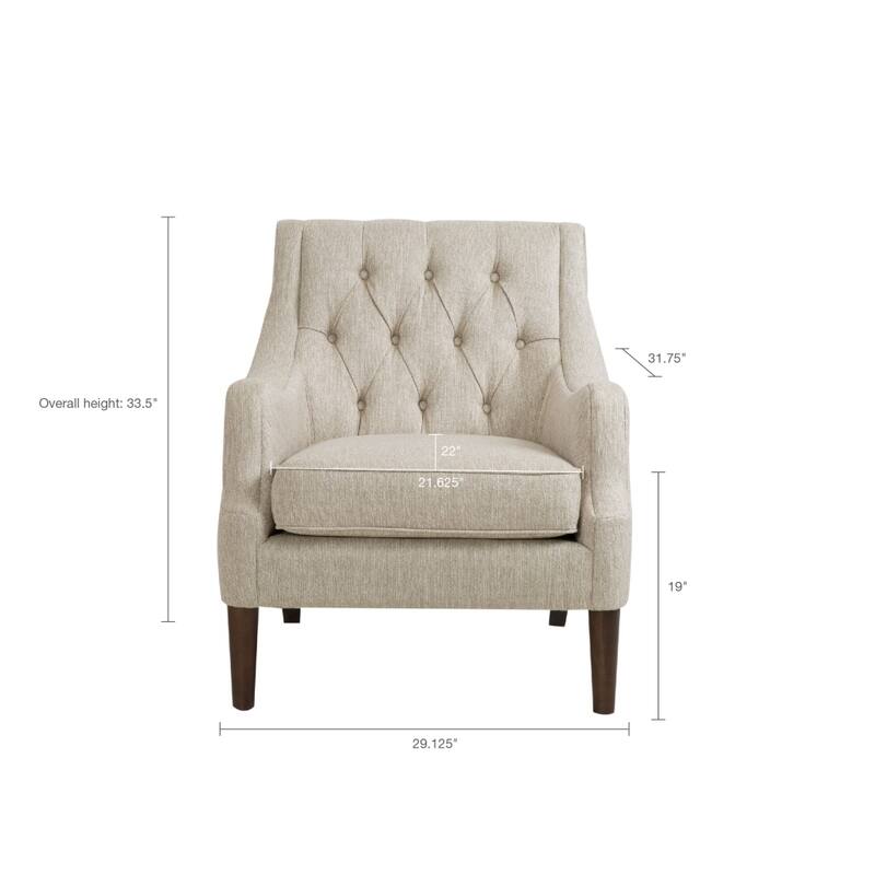 Modern Button Tufted Accent Chair