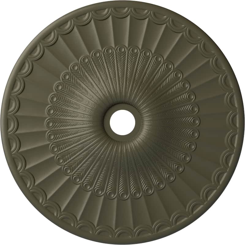36 5/8"OD x 3 5/8"ID x 2 3/8"P Galveston Ceiling Medallion