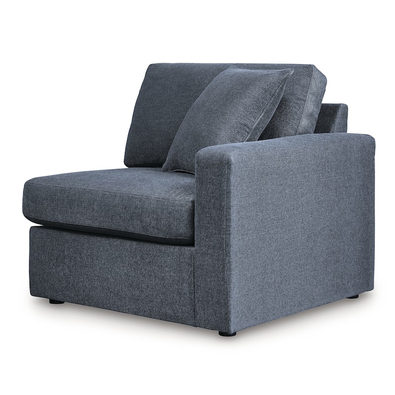 Signature Design by Ashley Modmax Blue 3-Piece Sectional with Chaise - 109" W x 68" D x 36" H