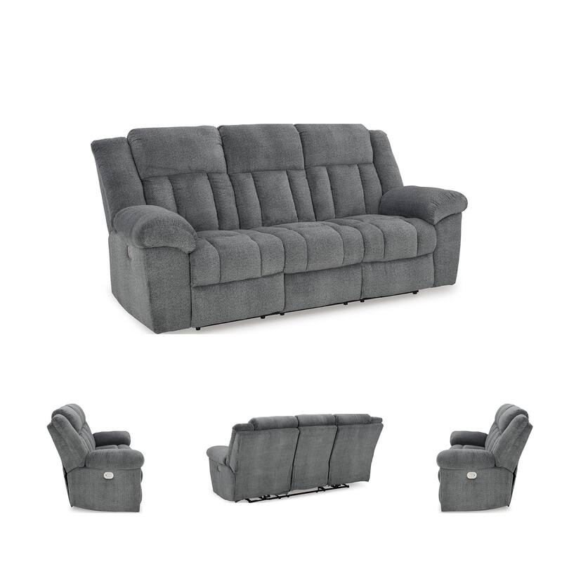Signature Design by Ashley Tip-Off Power Reclining Sofa - 91"W x 42"D x 45"H