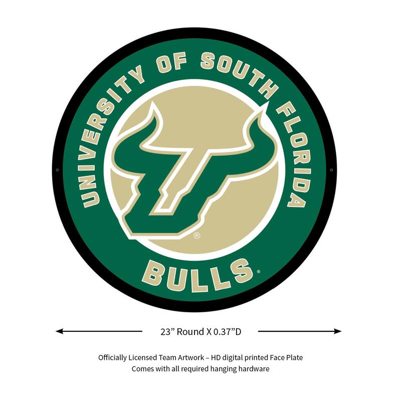 University of South Florida Round 23 in. Plug-in LED Lighted Sign