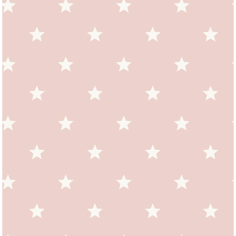 Advantage Starry Motif Pink Geometric Wallpaper