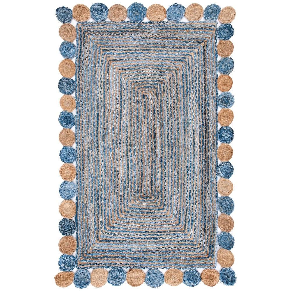 SAFAVIEH Handmade Cape Cod Diora Coastal Jute Rug