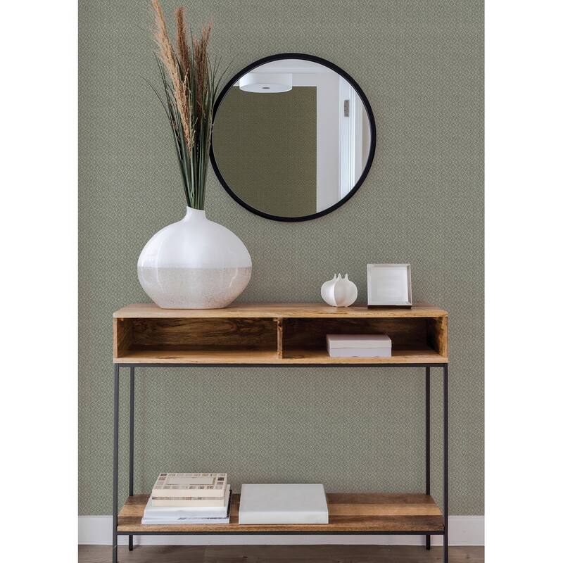 A-Street Prints Hui Stone Paper Weave Wallpaper