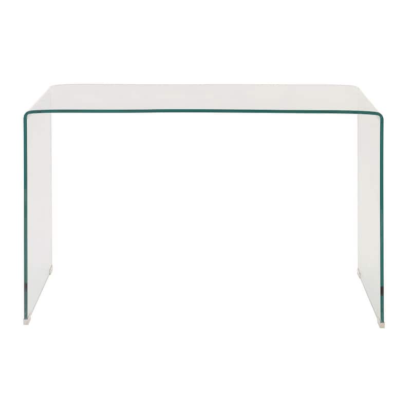 Modern Formed Glass Home Office Computer Writing Desk
