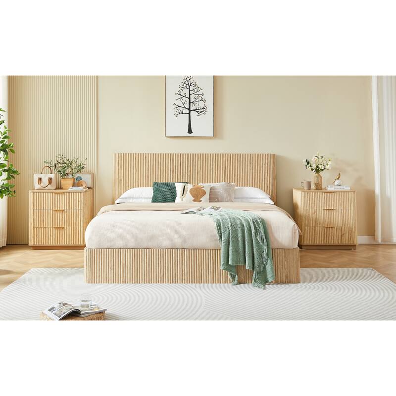 GDF Studio - Arliana Modern Lift-Up Hydraulic Storage Bed Frame