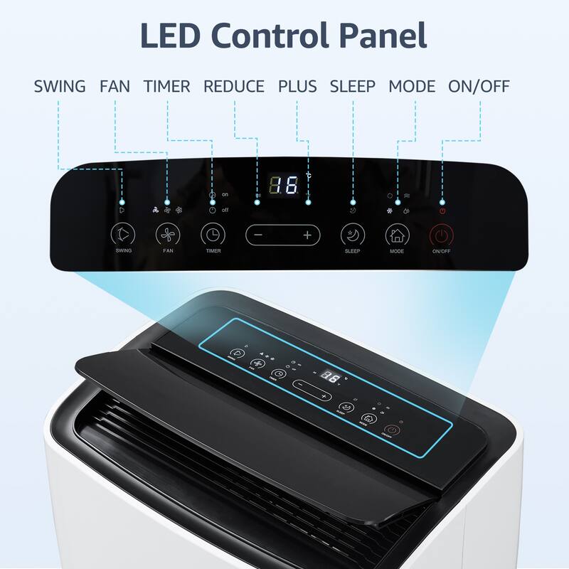 Portable Air Conditioner for Indoor Rooms, 3-In-1 AC Unit for Bedroom
