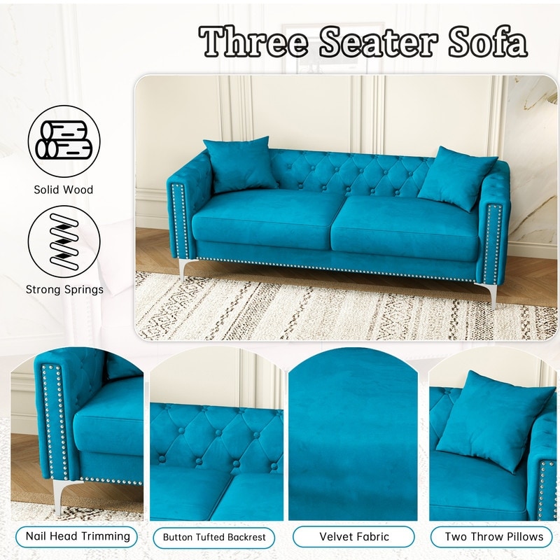 Living Room Checkers Sleeper Couch Ottoman Temple And Webster