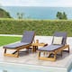Option Teak Finish + Yellow + Dark Gray Cushion