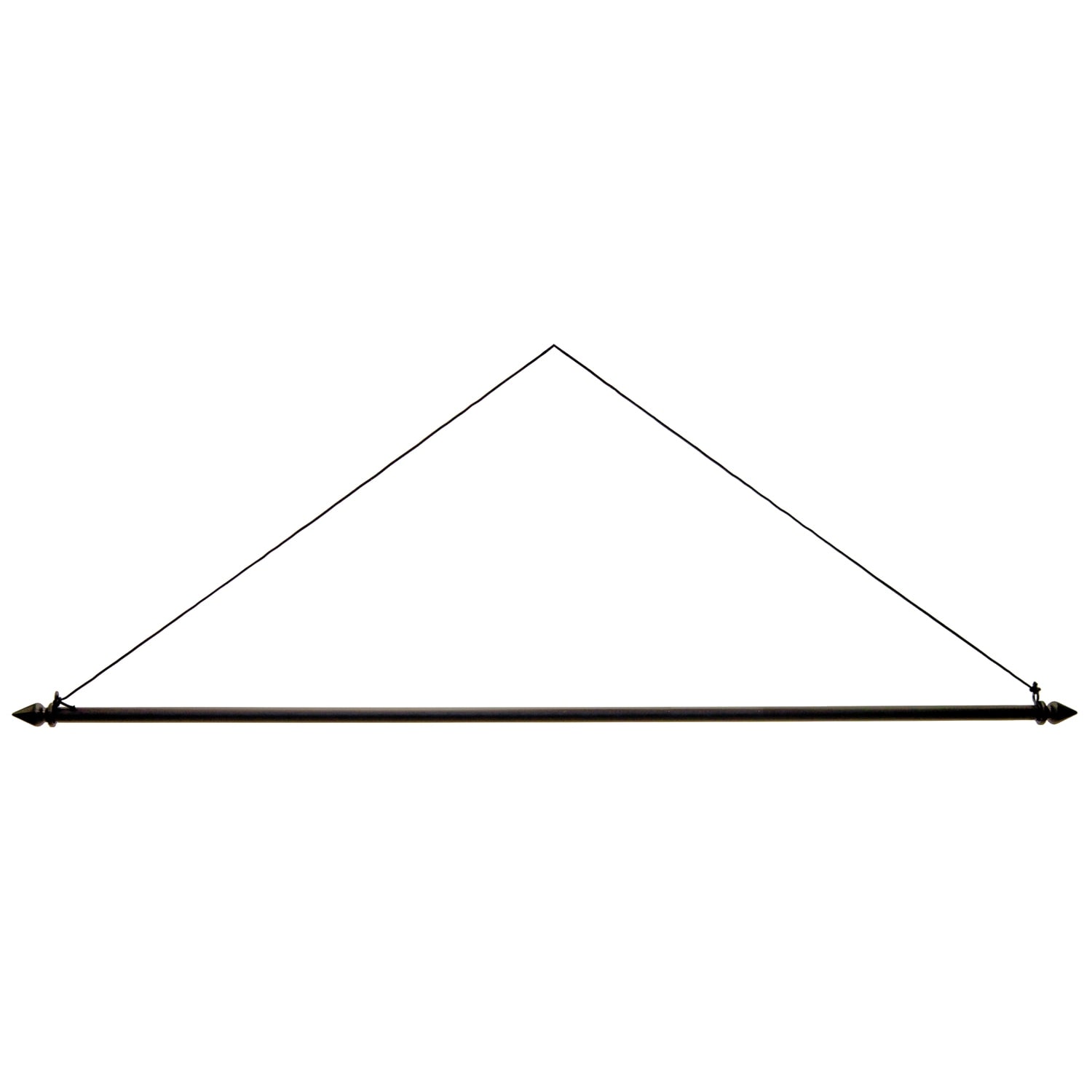 Metal Dowel Garden Flag Hanger
