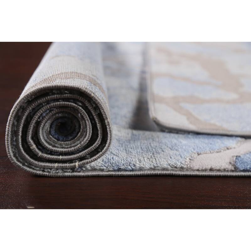 Turkish Oriental Abstract Transitional Rug Contemporary Carpet