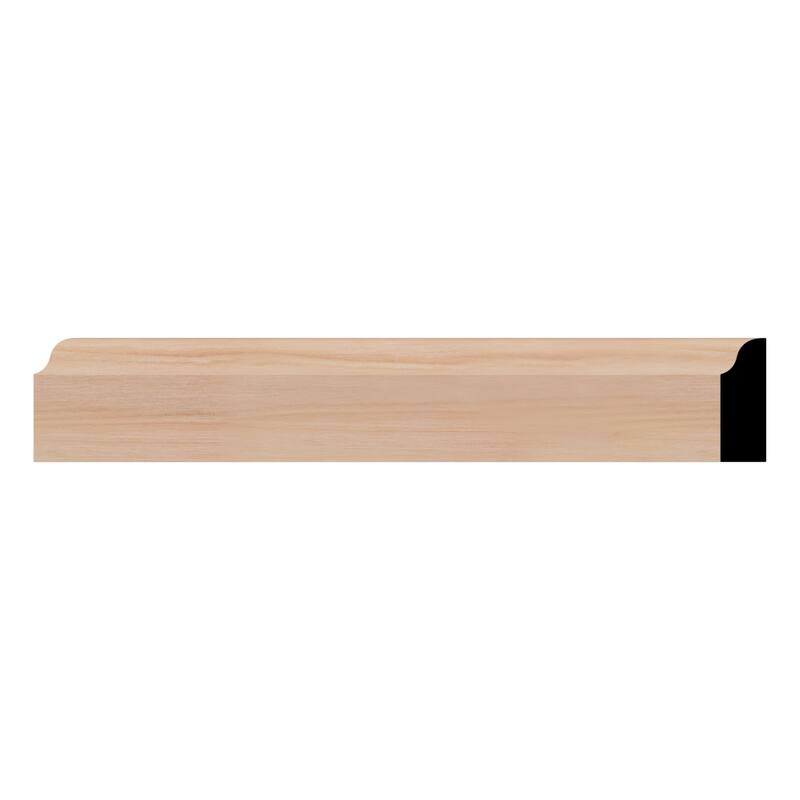 WM916: 3/8-in D x 1-1/4-in W x 96-in L Americraft Solid Hardwood Stain Grade Ogee Stop Moulding - Cherry
