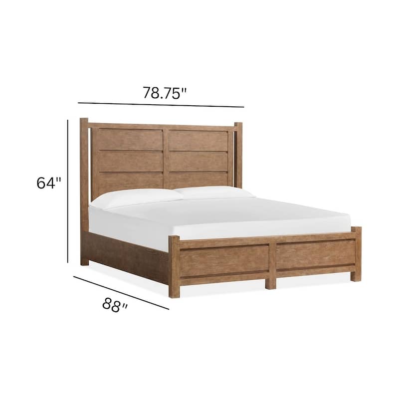 Magnussen Home Plum Creek Sierra Brown Panel Bed