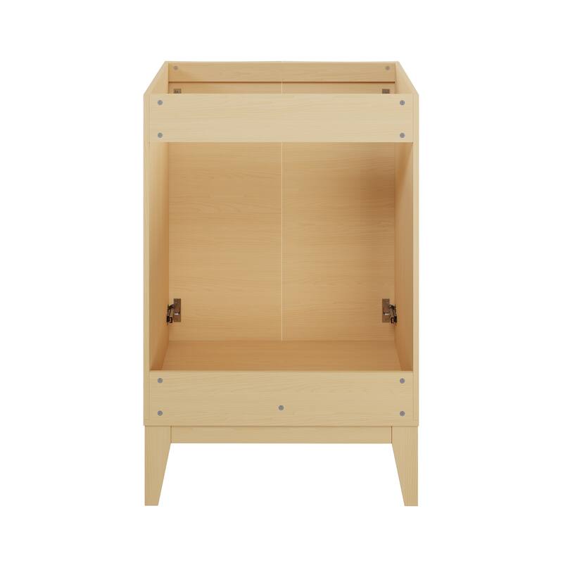 Cascade 24" Bathroom Vanity In Natural Oak - Cabinet