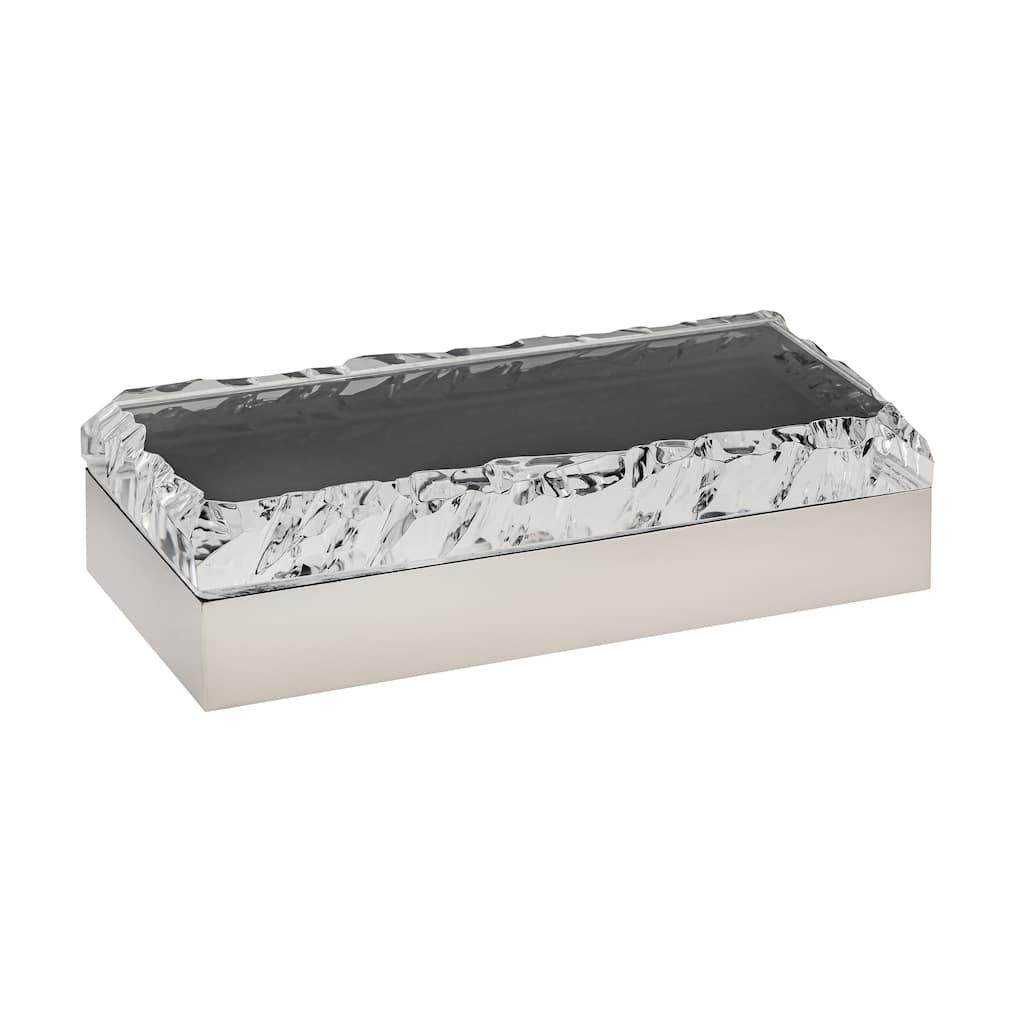 Atlas Cogar Stainless Steel Polished Nickel Box