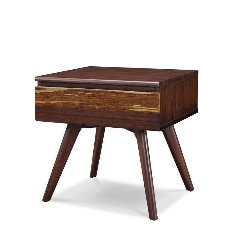 Sarah Nightstand, Burgundy - Burgundy