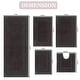 preview thumbnail 4 of 58, Classy Bathmat Collection 100% Cotton Non-Slip Bathroom Rug Set, Machine Washable Bath Rug, 5 Piece Bath Mat Set with Contour