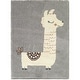 preview thumbnail 2 of 3, Mod-Tod Cid Kids Llama Shag Area Rug - 5'3" x 7'
