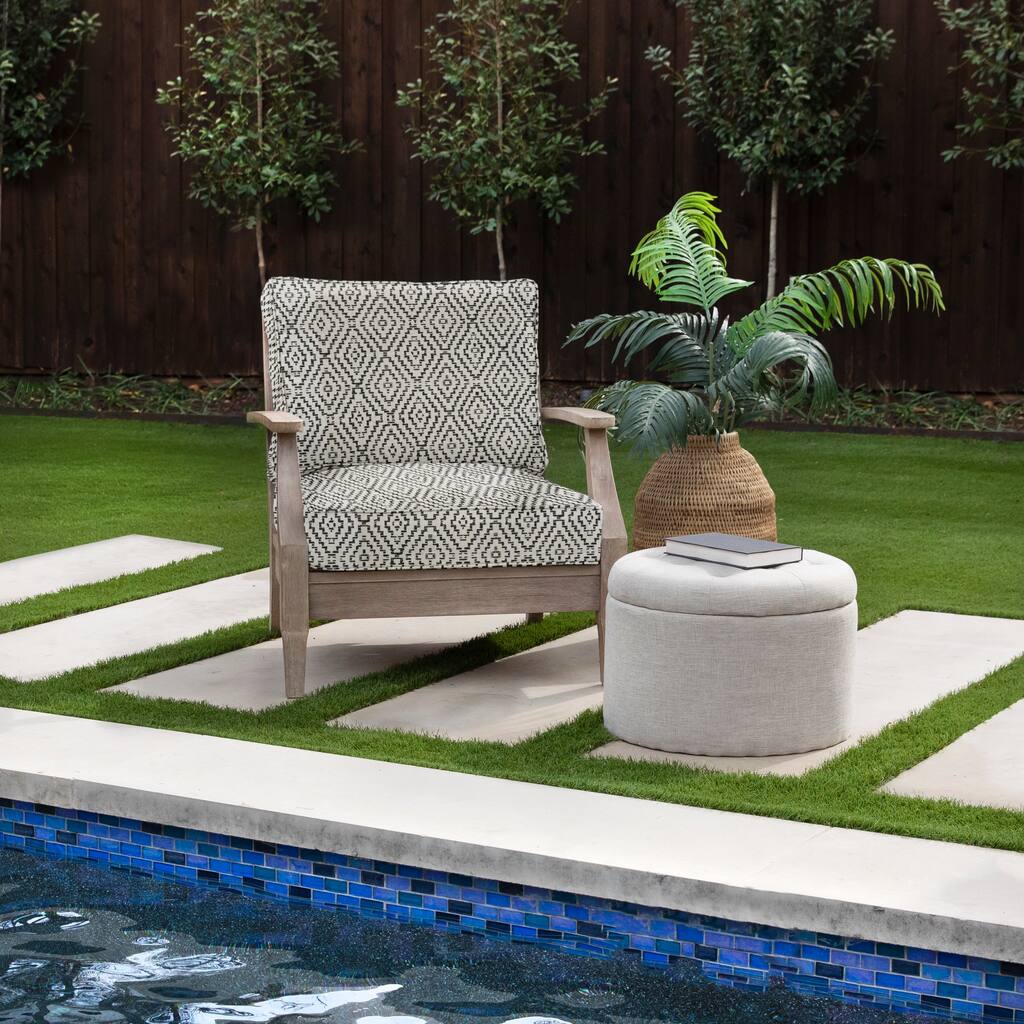Sorra Home Sunbrella Boho Indoor/Outdoor Corded Deep Seating Cushion Chair Set (Cushion Only)