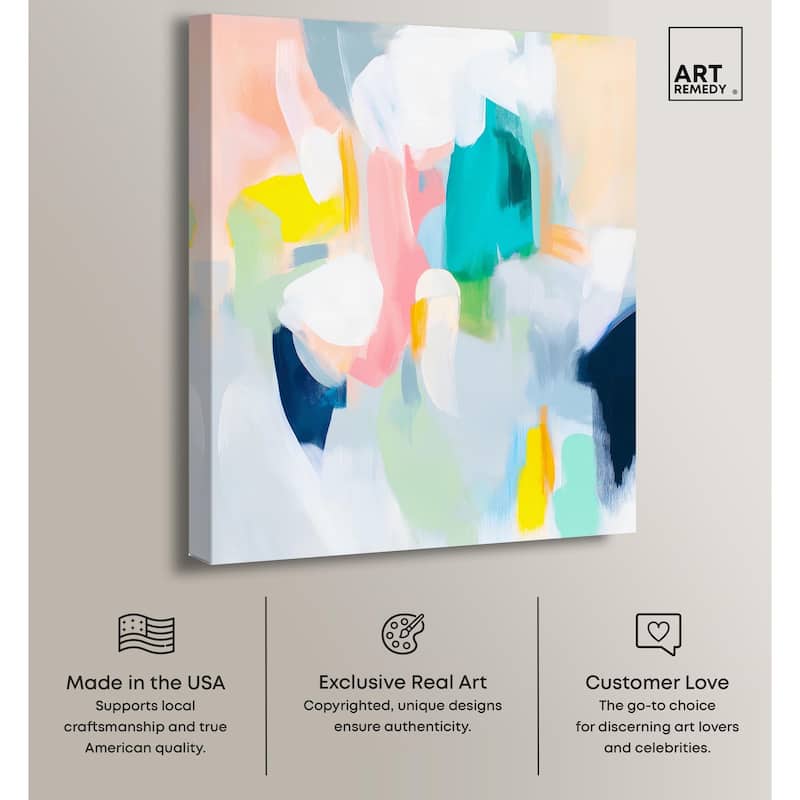 Layered Lush III Canvas by Art Remedy, Gallery Wrapped