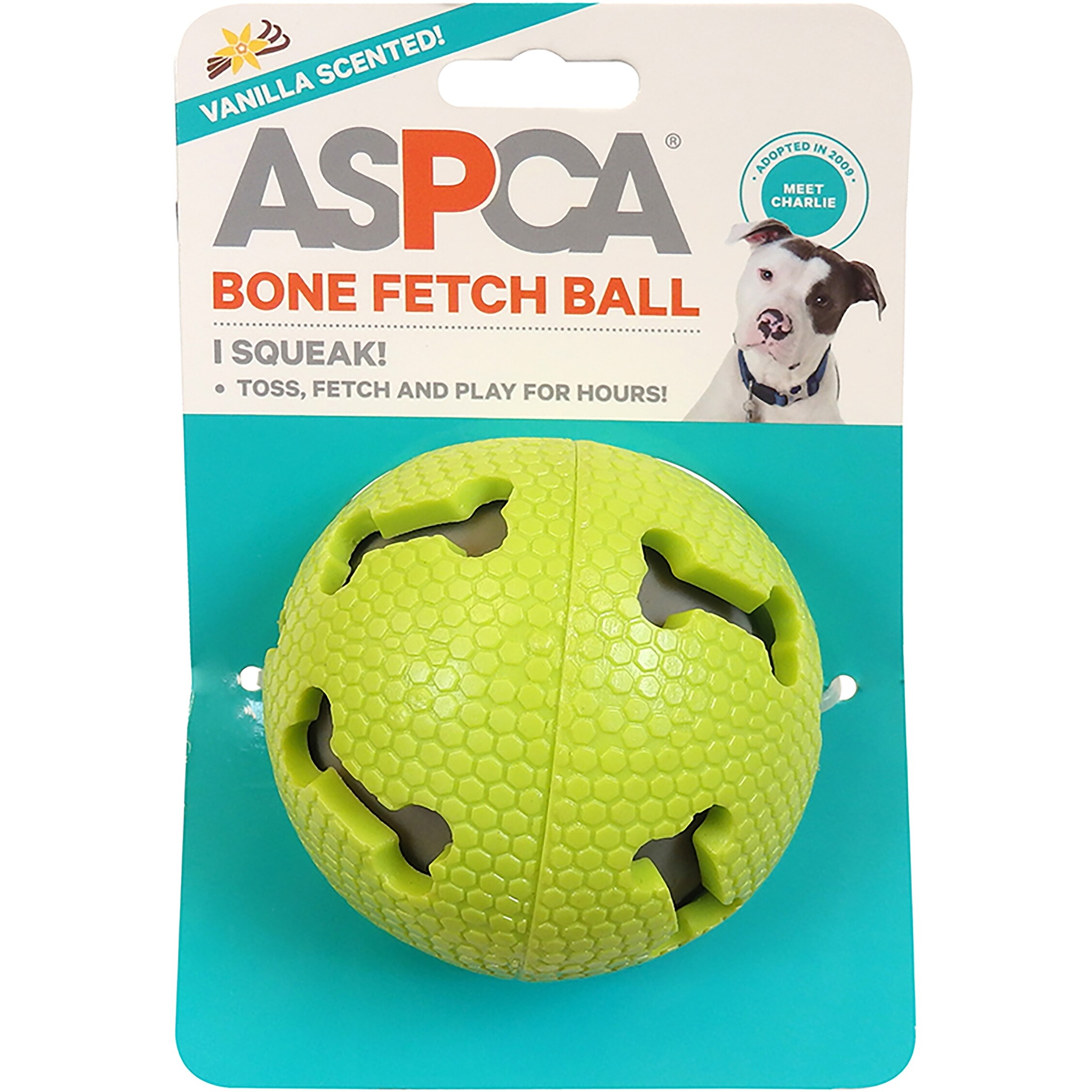 Aspca Bone Fetch Ball Dog Toy Green Overstock