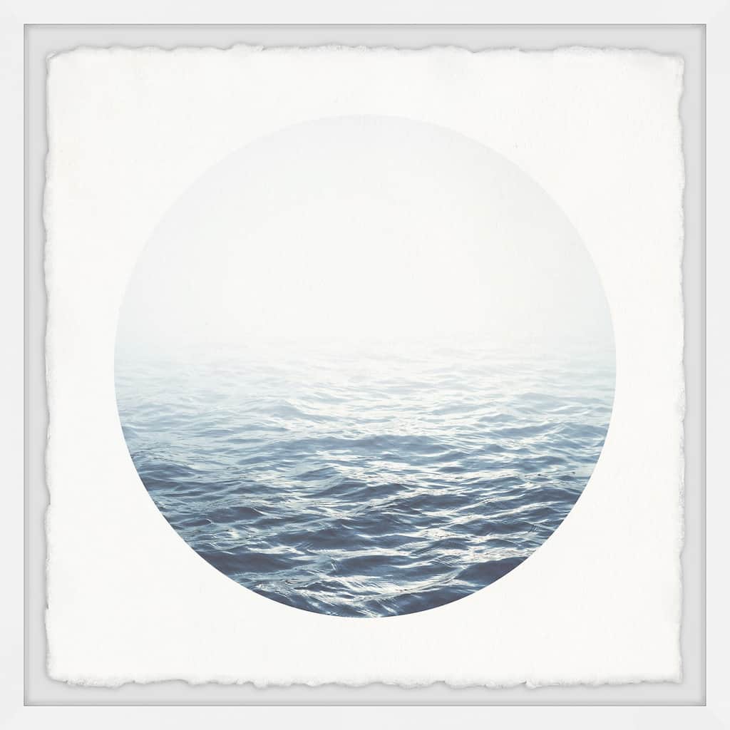 'Blue Light' Framed Painting Print