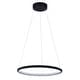 preview thumbnail 2 of 1, Justice Design Group Circola 17" LED Ring Pendant - Matte Black Finish