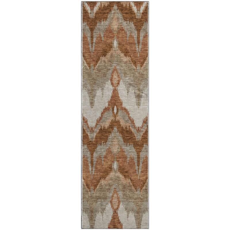 Premium Washable Super Soft Modern Ikat Mayfield Rug