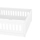 preview thumbnail 7 of 10, Full Montessori Floor Bed with Guardrails & Door