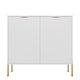 preview thumbnail 16 of 56, Clihome 2-Door Storage Media Accent Buffet Sideboard