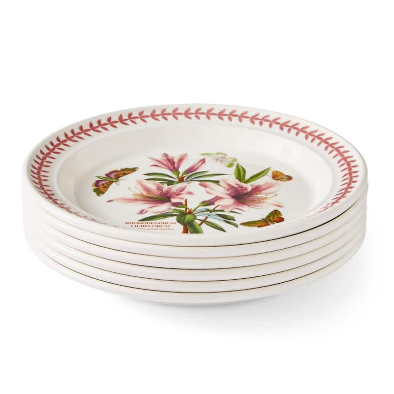 Portmeirion Botanic Garden Set of 6 Meadow Dinner Plates - 10.5 in