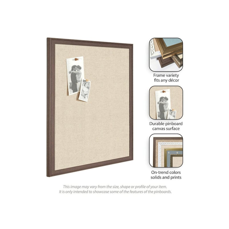 Kate and Laurel Pinboard Neutral Linen