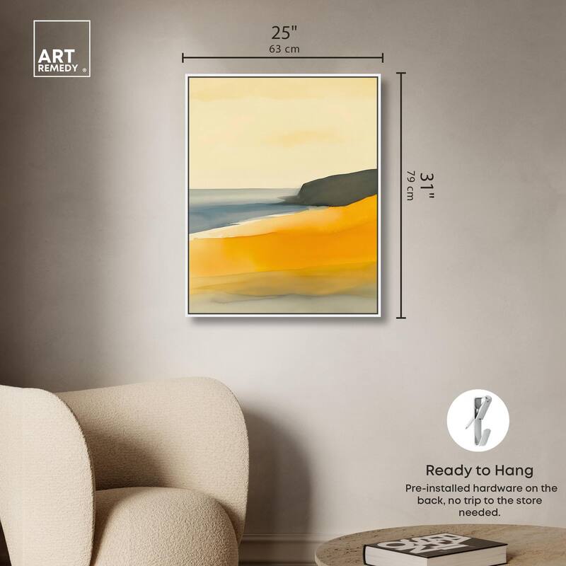Glistening Beach Dreams II Canvas by Art Remedy