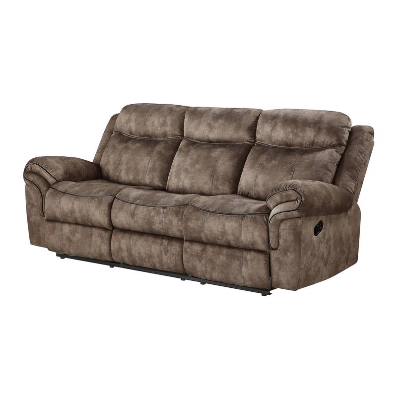 Cape May Motion Sofa with Storage - Two Tone Chocolate