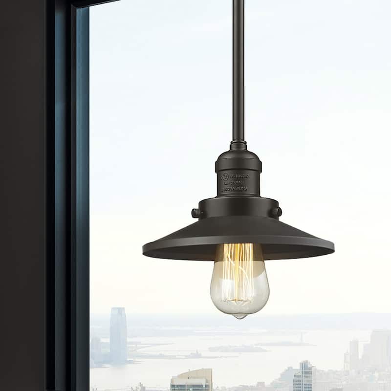 Innovations Lighting Railroad 8" Wide Mini Pendant - Downrod
