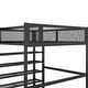 preview thumbnail 90 of 90, Metal Loft Bed with Workstation