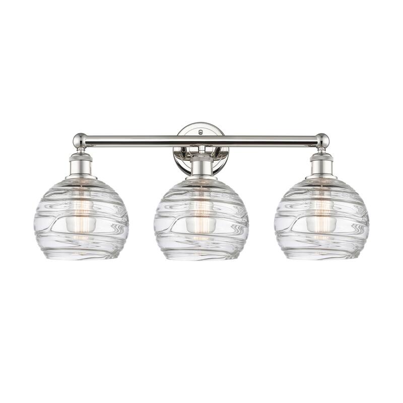 Innovations Lighting Athens Deco Swirl - 3 Light 26" Bath Vanity Light.