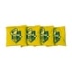 preview thumbnail 1 of 1, Clarkson University Golden Knights Yellow Cornhole Bags All-Weather Resin Filled