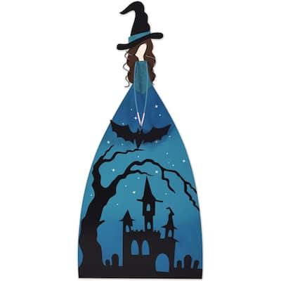 Blue Witch Porch Sitter 23"