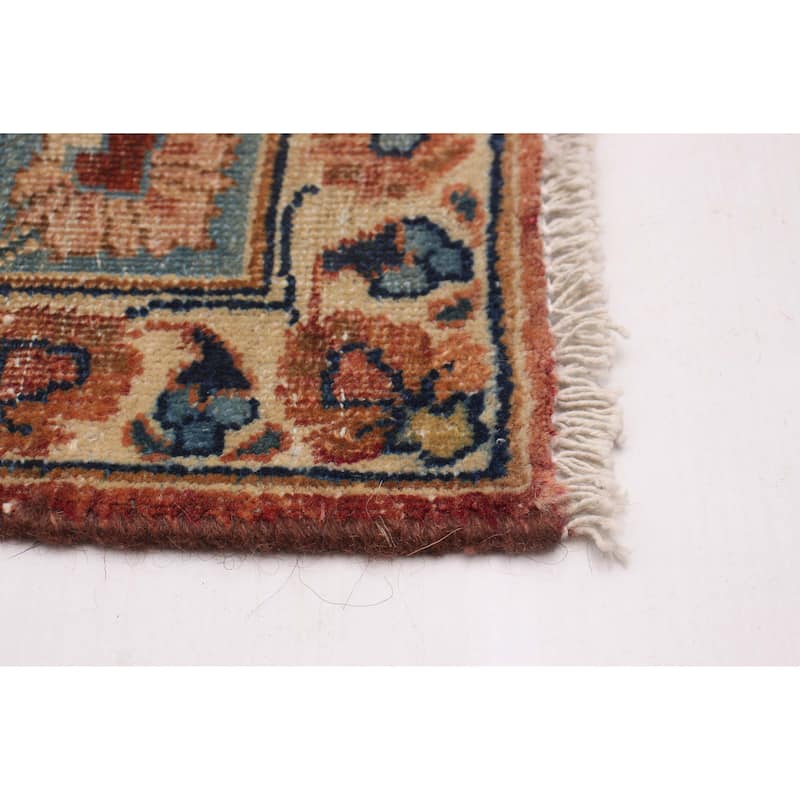 ECARPETGALLERY Hand-knotted Antalya Vintage Cream Wool Rug - 9'7 x 12'9
