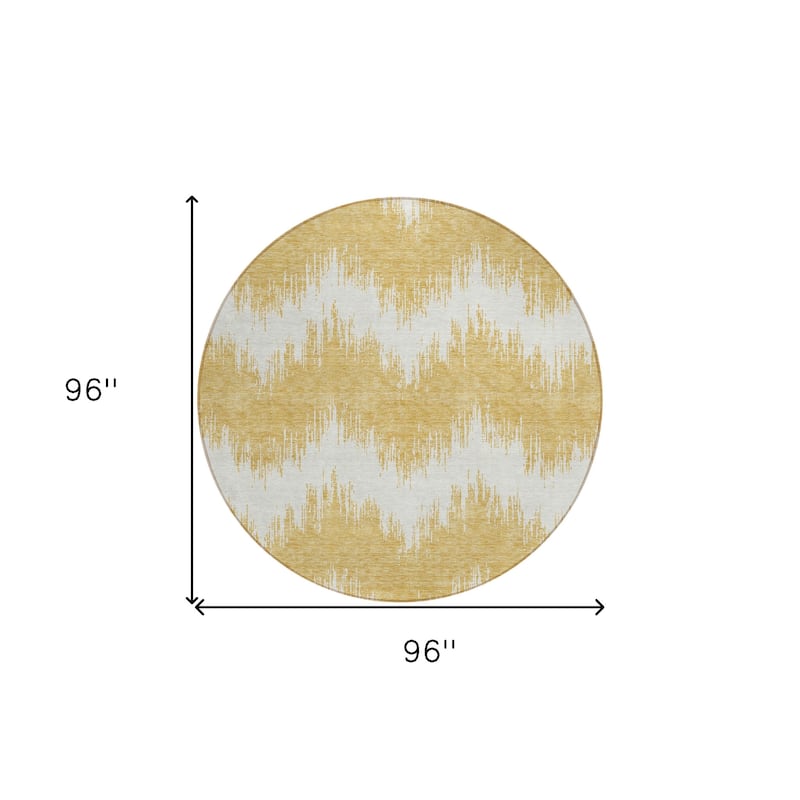 HomeRoots Chevron Transitional Rectangle Outdoor Rug