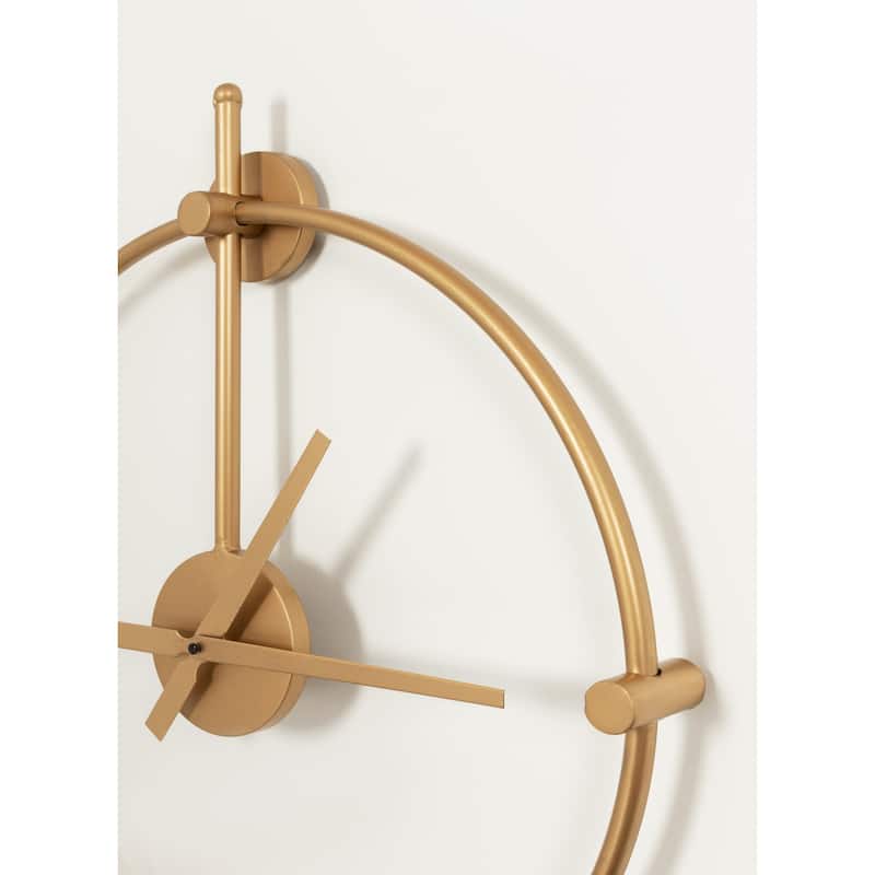 Kate and Laurel Lidor Metal Wall Clock - 22x25