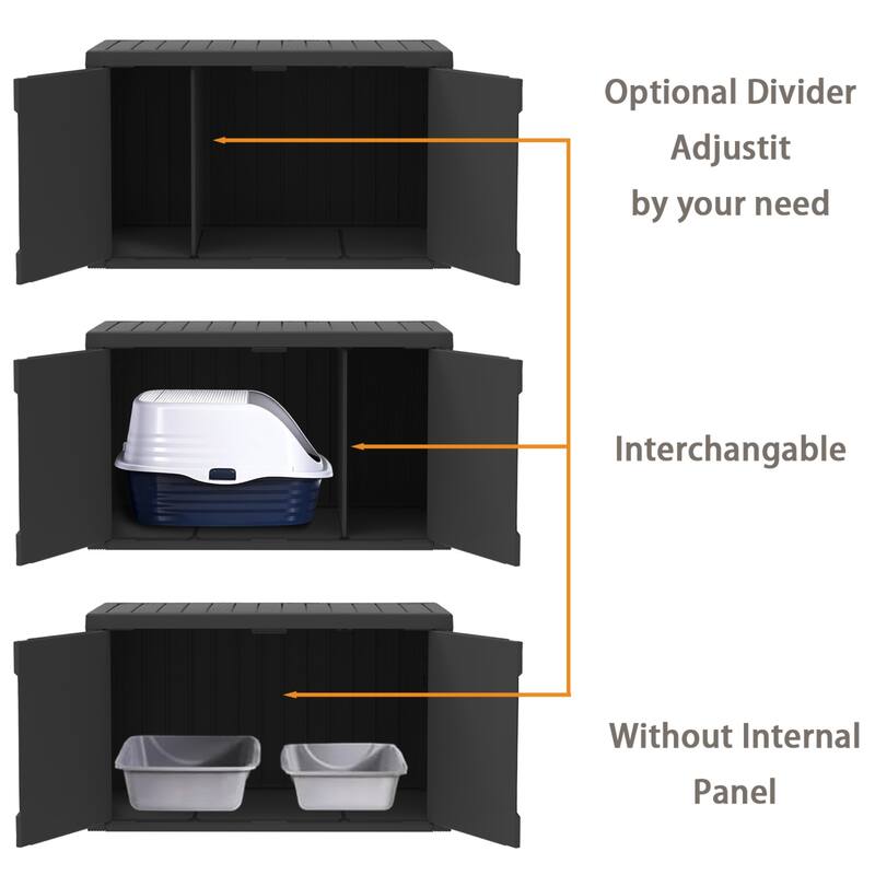 Resin outdoor cat house weatherproof anti-scratch anti-bite stray cats