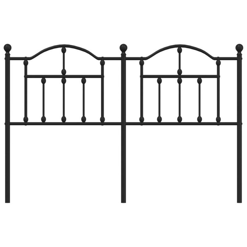 vidaXL 38.2 Inch Metal Headboard, Farmhouse Rustic Headboard Only