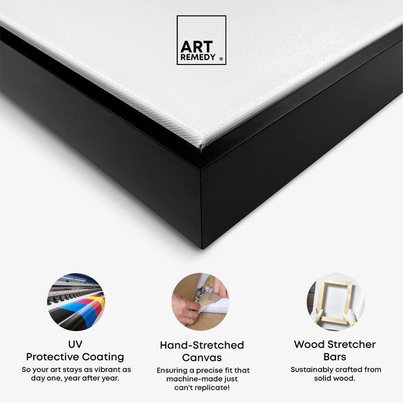 Inspired Neutral Morning Panoramic Canvas by Art Remedy